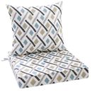 Outdoor Cushions for Patio Furniture, Outdoor Seat Cushions 24 x 24 with Fade...