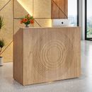 Tribesigns Reception Desk with Counter, Modern Front Desk Reception Room Table