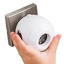 Child Safety Door Knob Cover (4 Pack) Hard-to-Remove Dual-Lock Door Handle Covers Locks for Kids - Reusable Baby Proof - Installs Easily, No Tools Needed