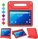 BMOUO Kids Case for Onn 10.1 Pro Tablet 2020 (Model: 100003562),Shockproof Light Weight Convertible Handle Stand Kids Case for Walmart Onn 10.1 inch Pro Android Tablet 2020,Red