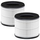 UaswPART AP-T10FL Replacement Filter Compatible with HoMedics Air Pu-rifier Filter Replacement AP-T10-WT AP-T10-BK with Premium HEPA-TYPE and Efficient Activated Carbon Filters, Part# AP-T10FL, 2-Pack