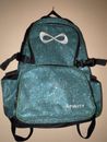 Nfinity Cheer Backpack Teal Sparkle Large w/ many compartments