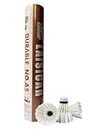 UDKI Badminton Shuttlecocks White Feather A5 - Speed 77 | More Games with Each Shuttlecock | for Professional Players