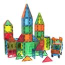 Magnet Tiles Mag-Genius Magna Award Winning Building Magnetic toy 108/pc + Bin 