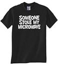 alguien ha robado mi microondas negro T Shirt - negro -