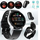 Smart Watch con Auricolari Fitness Tracker per iOS Android Sleep Heart Rat Monitor