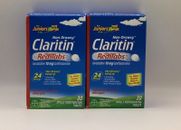 2 Claritin Juniors 24HR Allergy Relief Non-Drowsy RediTabs 30x2=60 Ct Exp 6/24