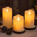 Battery Fake Window Candle Lights Flameless Votive Candles LED Electric Candles