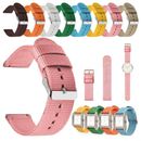 20/22mm Quick Install Nylon Canvas Strap Metal Buckle Watches Band Replacement