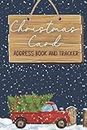 Christmas Card Address Book: 10 Year Record Holiday Card List Organizer Sent and Received