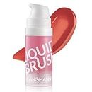 Kyannkara Liquid Blush Makeup Cream Blush For Cheeks Natural Glossy Blush Makeup Velvet Texture(08#)