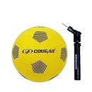 COUGAR Funball with Pump, Home Play Size 1, Soft Soccer Ball (PVC, Assorted)