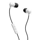 Skullcandy Jib in-Ear Wired Earbuds, Microphone, Works with Bluetooth Devices and Computers - White