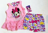 2pcs Girls Kids Toddler Top and Pants Outfits Clothing sets Minnie Disney