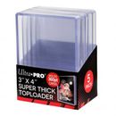 3" X 4" SUPER THICK Topload-Toploader 360pt Ultra PRO Pack of 5 Volume Discounts