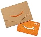 Amazon.ca Gift Card for Any Amount in Kraft and Orange Mini Envelope