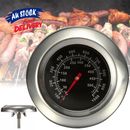 50-500℃ BBQ Grill Smoker Temperature Barbecue Gauge Stainless Steel Thermometer