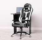 Reklinex Multi-Functional Ergonomic Gaming Chair with P.U Moulded Foam, Adjustable Arm Rest |Computer/Office Chair | 175 Degree Recline Comfortable & Durable | M2-White, DIY (Do It Yourself)