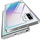 ivoler Nie Vergilbung Klar Hülle für Samsung Galaxy Note 10+ / Note 10 Plus 5G, [Militärischer Schutz] Stoßfest Kratzfest Transparent Schutzhülle, Dünn Durchsichtige Handyhülle Case Cover