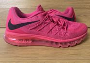 Zapatos para correr Nike Air Max 2015 rosa caliente lámina 698903-600 para mujer talla 10,5