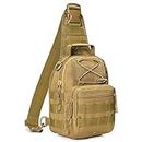 G4Free Lightweight Tactical Bag Assault Small One Strap Sling MOLLE Backpack
