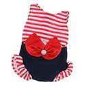 C2K One-Piece Swimwear Summer Outfit for 18inch American Girl Our Generation My Life Dolls Clothes Red