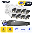 ANNKE 5MP Analog Audio Security Camera System 8CH 16CH DVR Color Night Vision