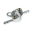 1/4Inch Fuel Tank Tap Valve DGZZI 6mm Motorcycle Scooter Fuel Tap Gas Petrol Valve Fuel Tank Switch for 50cc 70cc 90cc 100cc 110cc 125cc Scooter Pit Quad Dirt Bike Go Kart ATV Petcock On-Off Switch