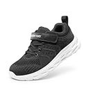 DREAM PAIRS Boys Girls Running Walking Tennis Shoes Casual Athletic Sneakers,KD18001K,Black,6 M US