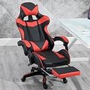 MOTHY Chaise de Bureau，Gaming Chair High Back Computer Chair Leather Desk Chair Racing Executive Ergonomic Adjustable Swivel Task Chair with Headrest and Lumbar Support (Color : A)