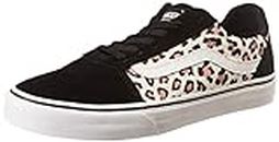 Vans Women (Leopard) Rosette/White Canvas Casual Sneakers 71002935 4