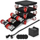 9SHOME 4Pack Furniture Mover with Wheels and Furniture Lifter Set, 360° Rotation Wheels Furniture Dolly Moving Tool for Moving Heavy Furniture, Refrigerator, Sofa, Cabinet, Bed, 400 Kg Capacity