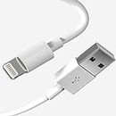 SWAPKART Fast Charging Cable and Data Sync USB Cable Compatible for iPhone 6/6S/7/7+/8/8+/10/11, 12, 13 Pro max iPad Air/Mini, iPod and iOS Devices (White)