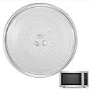 IMPRESA 11.25" Replacement Microwave Glass Plate - Clear Turntable Tray - Kitchen Supplies - Compatible with 11 1/4 Inch GE and Samsung Microwave Plates