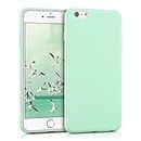 kwmobile Case Compatible with Apple iPhone 6 Plus / 6S Plus Case - Soft Slim Protective TPU Silicone Cover - Mint Matte