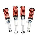 FAPO Adjustable Height Coilover Suspension Strut Lowering Kit, Mono-Tube Compatible with Lexus IS200 IS300 1999-2005 Shock