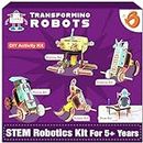 Butterfly EduFields 5in1 Robot for Kids 5+ Year Old | Science Kit for Boys & Girls Age 6-8-10-12 | Birthday Gift for Kids Age 6-14 | Kids Safe Science Kit | STEM Educational Fun Toys