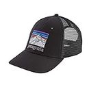 Patagonia Line Logo Ridge LoPro Trucker Hat (Black)