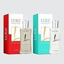 LURE Combi Pack Perfume For Men & Women (50Ml Each) 100Ml
