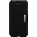 OtterBox Strada Case for iPhone 7/8/SE 2nd Gen/SE 3rd Gen, Shockproof, Drop proof, Premium Leather Protective Folio with Two Card Holders, 3x Tested to Military Standard, Black