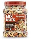 PrettyNutty Healthy Nutmix 500g, Dried Almonds, Black Raisins, Cashewnuts, Cranberries, Green Raisins, Walnut Kernels & Many More.