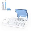 Toothbrush Holder Holder Compatible with Oral-B Electric toothbrushes handpiece, Stand for 4-Push-on Brushes