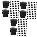 Gatuida 3000 Pcs Plastic Hole Plug Chairs Wall Hole Cover Plugs for Holes Plastic End Caps Chair Foot Protectors Furniture Hole Plugs Plastic Chair Leg Caps The Fence Round