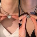 Collana Magnete Cuore Maglione Catena Gioielli Accessori Per Donna|Ragazze|Festa
