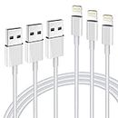 iPhone Charger 3Pack Apple MFi Certified, Lightning Cable 6FT Compatible with iPhone 12 Mini Pro Max SE 11 Xs Max XR X 8 7 6 Plus 5S iPad Pro Airpods