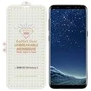 GADGET GEAR Samsung Galaxy S8 / S9 Clear Unbreakable Screen Protector Hydrogel Membrane With Edge to Edge Coverage and Easy Installation