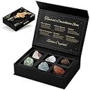 Taurus Crystals Gift Set, Zodiac Signs Healing Crystals Birthstones with Horoscope Box Set Taurus Astrology Crystals Healing Stones Gifts