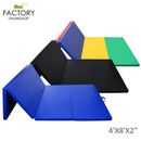 Gymnastics Gym Mat 4'X8'X2" Folding Fitness Yoga Stretching Workout Tumble Mat