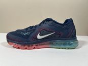 Nike Air Max 2013 Womens 9.5  Midnight Navy Running Shoes Sneakers