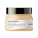 L'Oreal Professionnel Absolut Repair Hair Mask | Protein Hair Treatment | Repairs & Nourishes Dry, Damaged Hair | With Quinoa & Proteins | Adds Shine | Medium to Thick Hair Types